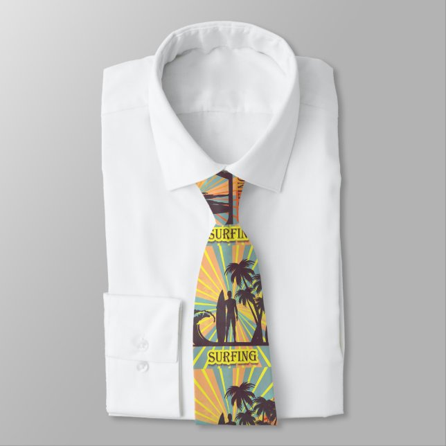 Corbata Surfer Dude Necktie (Atado)