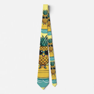 Corbata Surfista De Piña Viaja A Wave Thunder_Cove
