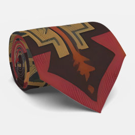 Corbata Suroeste Inspirado Abstract Neck Tie