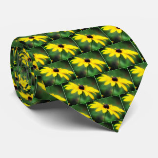 Corbata Susan Daisy Flower, con un solo ojo negro