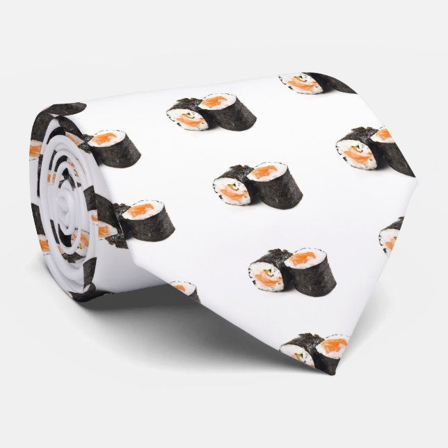 Corbata Sushi, maki, comida japonesa (Enrollado)