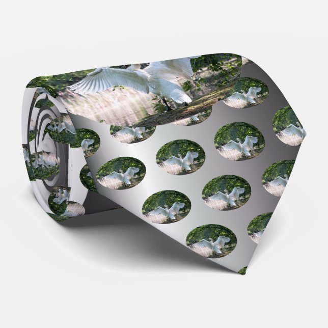 Corbata Swan con alas extendidas (Enrollado)