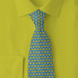 Corbata Sweden Flag Brick Pattern