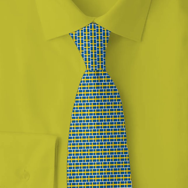Corbata Sweden Flag Brick Pattern (Subido por el creador)