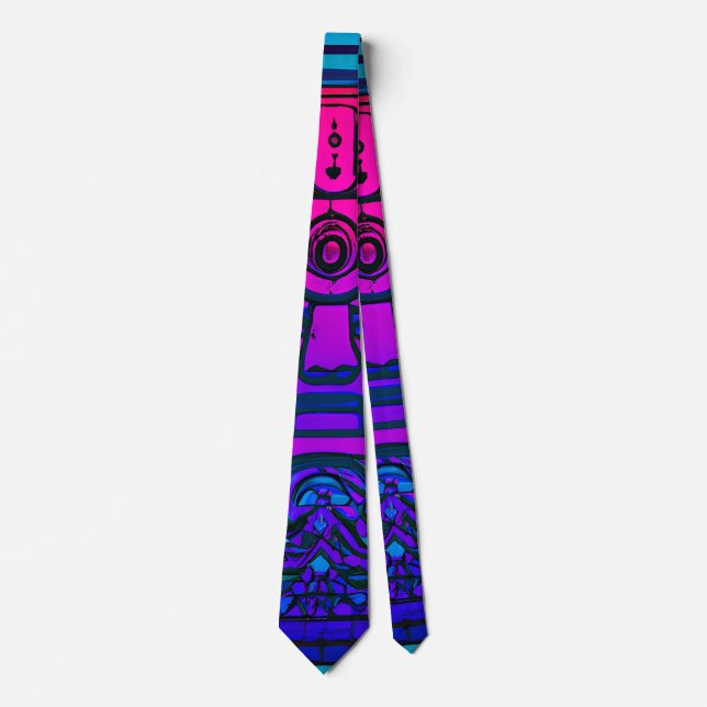 Corbata Synthwave Pharaoh (Anverso)