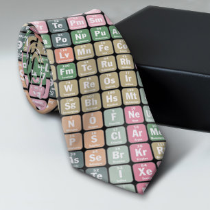 Corbata Tabla periódica de elementos patrón