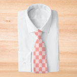 Corbata Tablero de cheques rosa<br><div class="desc">Tablero de cheques rosa</div>