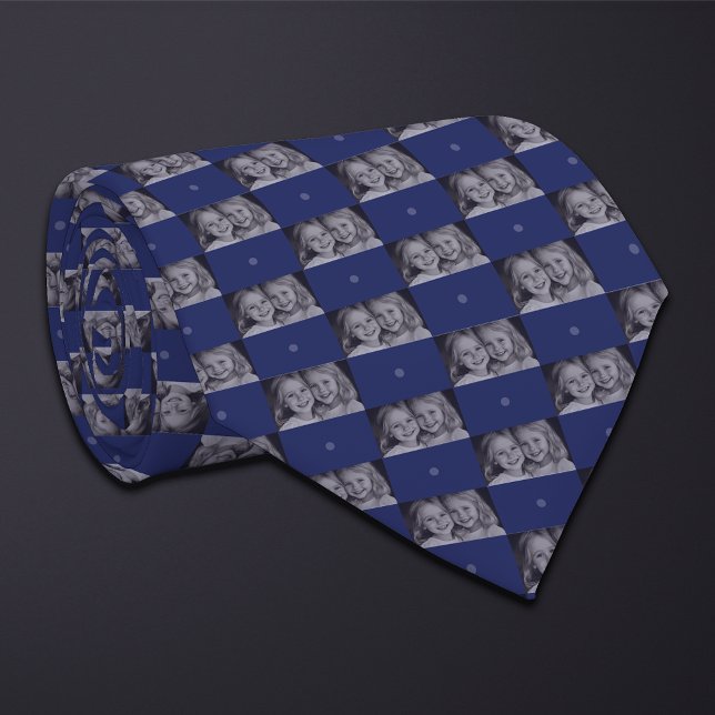 Corbata Tablero de control de fotos azul (gran rectángulo) (Subido por el creador)