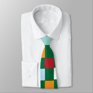 Corbata Tablero de Verificación de Cheques Coloridos