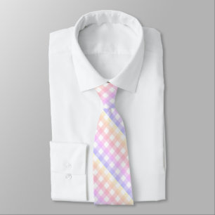 Corbata Tablero diagonal de arco iris