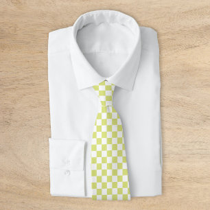 Corbata Tablero Lime Retro