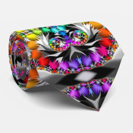 Corbata Tacto del arco iris del fractal