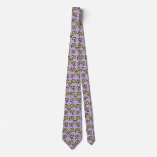 Corbata Taino Mask Tie lavender