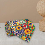 Corbata Talavera Español México Baldosas coloridas<br><div class="desc">Este diseño se puede personalizar eligiendo la opción Editar diseño. También puede transferir a otros artículos. Póngase en contacto conmigo en colorflowcreations@gmail.com o utilice la opción de chat en la parte superior de la página si desea tener este diseño en otro producto o necesita ayuda con este diseño. No puedo...</div>