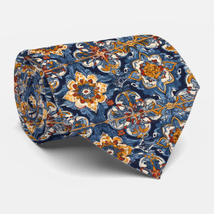 Corbata Talavera mexicana Tile Potesta Fiesta Español