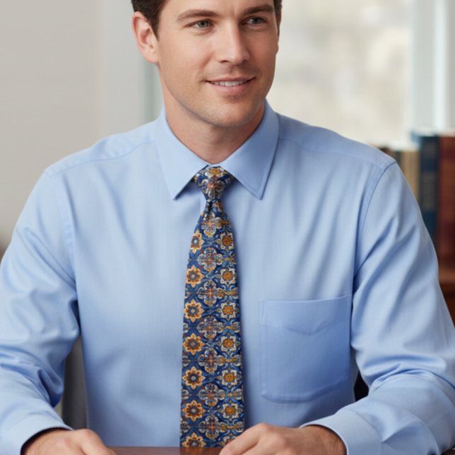 Corbata Talavera mexicana Tile Potesta Fiesta Español (Subido por el creador)