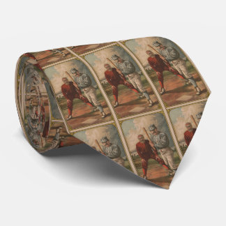 Corbata Talud del béisbol del vintage y ilustracion del