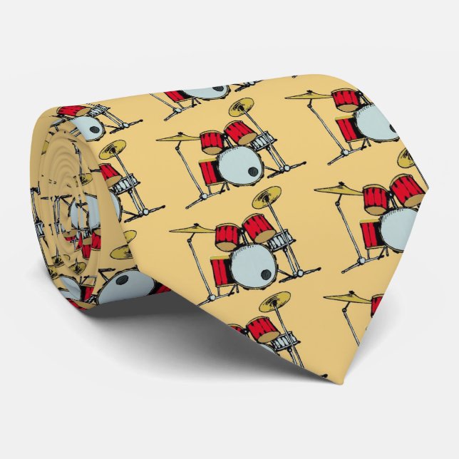 Corbata tambores, (Enrollado)