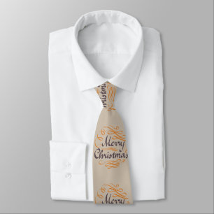 Corbata Tan Feliz Navidad a los hombres