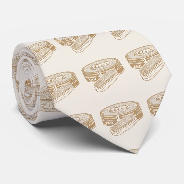Corbata Tan shoepolit arte pop (Enrollado)
