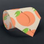 Corbata Tan Southern Peach Emoji Tie<br><div class="desc">Echa un vistazo a esta maravillosa corbata,  perfecta para un boda del Sur o tu concurso de comida de torta favorito o ver la película de la emoji</div>