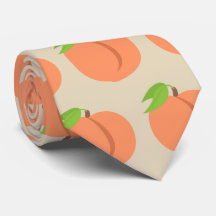 Tan Southern Peach Emoji Tie 2