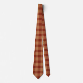 Corbata Tan Tartan Tie