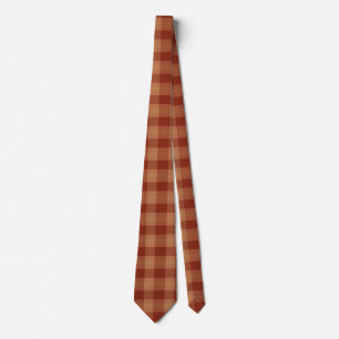 Corbata Tan Tartan Tie