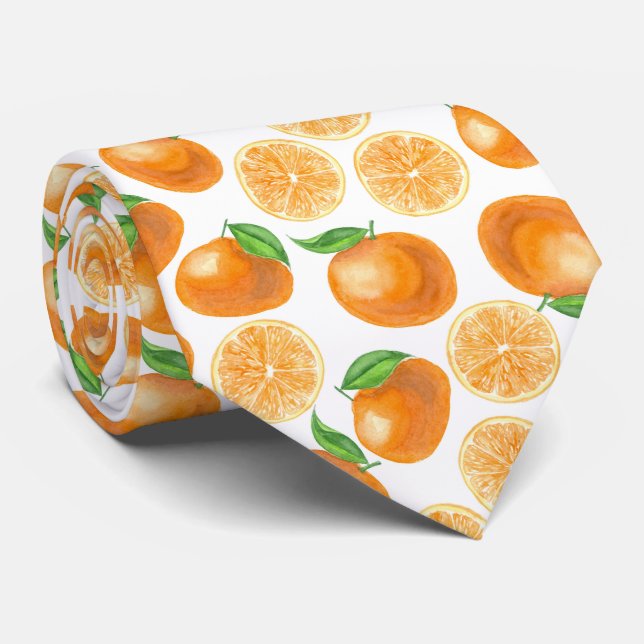 Corbata Tangerinas acuáticas (Enrollado)