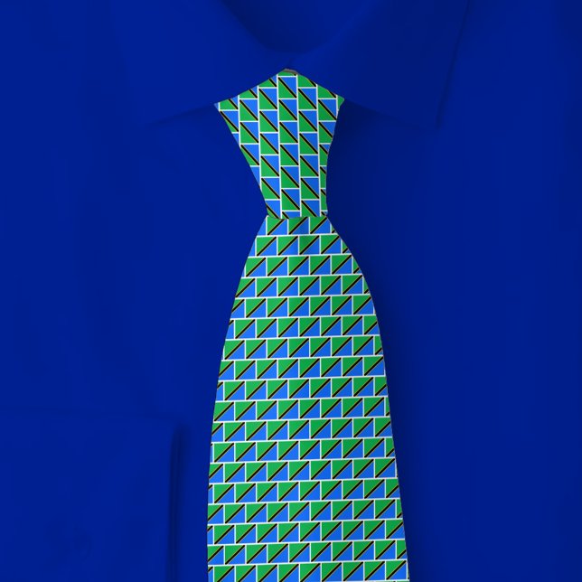 Corbata Tanzania Flag Brick Pattern (Subido por el creador)