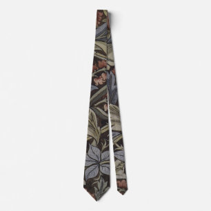 Corbata Tapiz Botánico Clásico de Campanilla Azul de Willi
