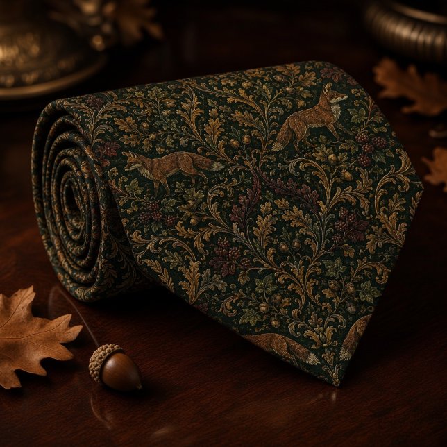 Corbata Tapiz de Damasco de Zorro del Bosque (Subido por el creador)