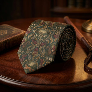 Corbata Tapiz Ecuestre de Caza del Zorro Inglés