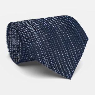 Corbata Tapón de cuello de tira de denim azul oscuro y cla