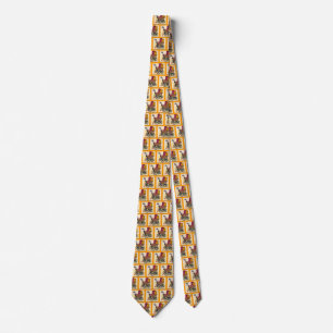 Corbata Tarjeta de juego de cochecito de bebé vintage