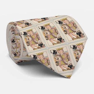 Corbata Tarjeta de juego del Rey Vintage de los Clubs (188