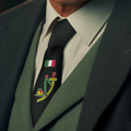 Corbata Tarjeta italiana siciliana: As de espadas Nostalgi