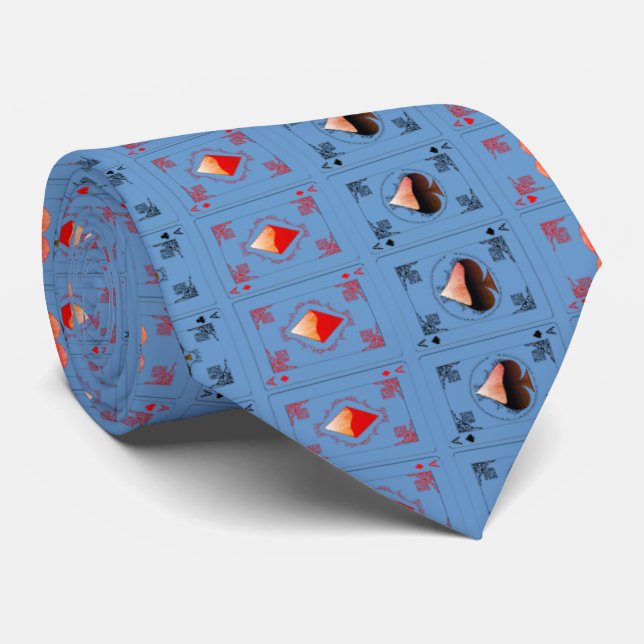 Corbata Tarjetas abstractas - diversión del comerciante de (Enrollado)