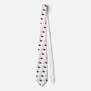 Corbata tarro de gelatina y peces de gelatina