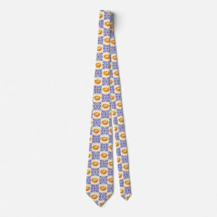 Corbata Tarta Portuguesa y Azulejos