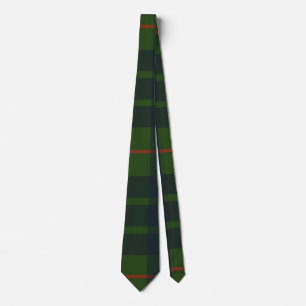Corbata Tartan a cuadros verdes y azules