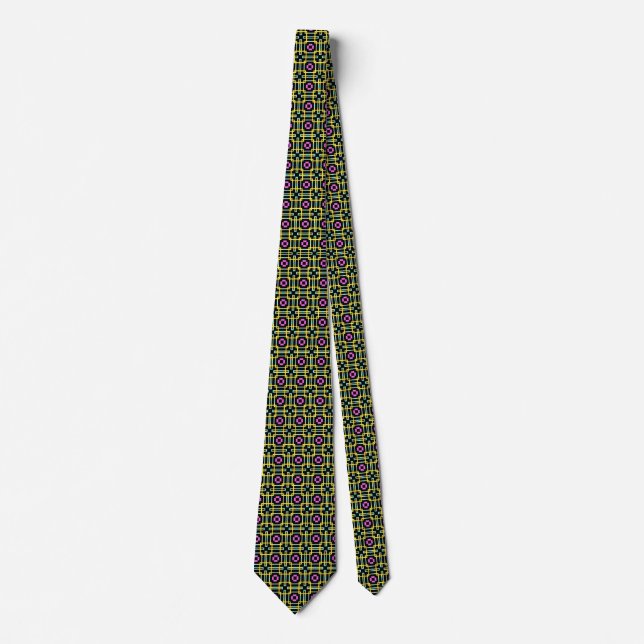 Corbata Tartan Art Déco (Anverso)