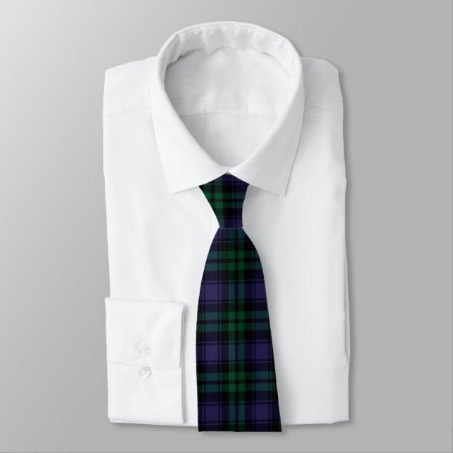 Corbata Tartan Black Watch, Cuadros (Atado)