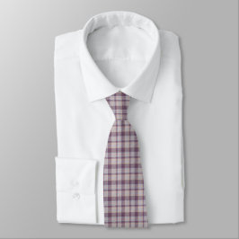 Corbata Tartan de herencia rosa polvorienta escocesa