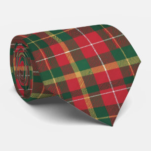 Corbata Tartan de Navidad Rojo y Verde