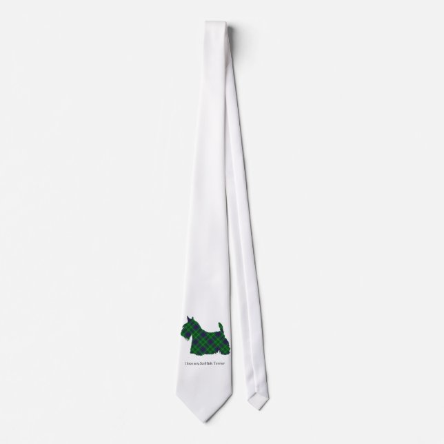 Corbata Tartan Duncan Terrier Escocés (Anverso)