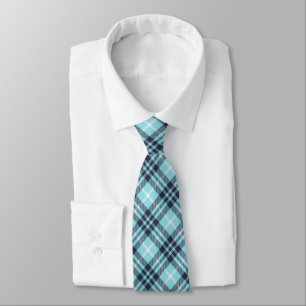Corbata Tartán en azul invernal