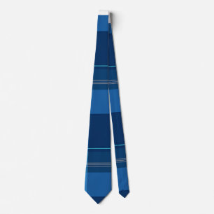 Corbata Tartan escocés, azul,