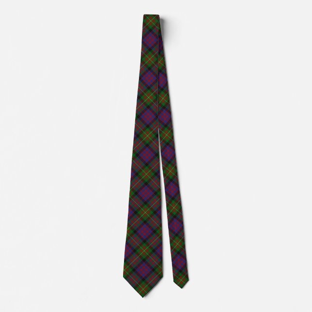 Corbata Tartán escocés de Carnegie del clan (Anverso)