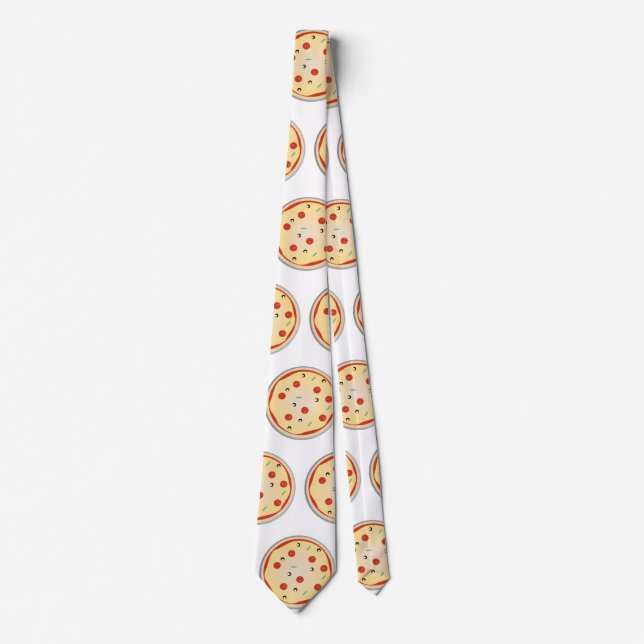 Corbata Tartas De Queso Pizza Comida Basura Amante De La C (Anverso)